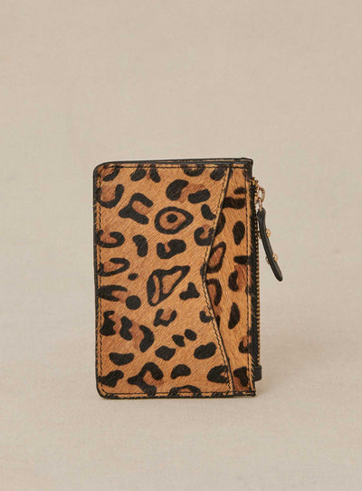 fw24 / porte carte elmo pony - leopard