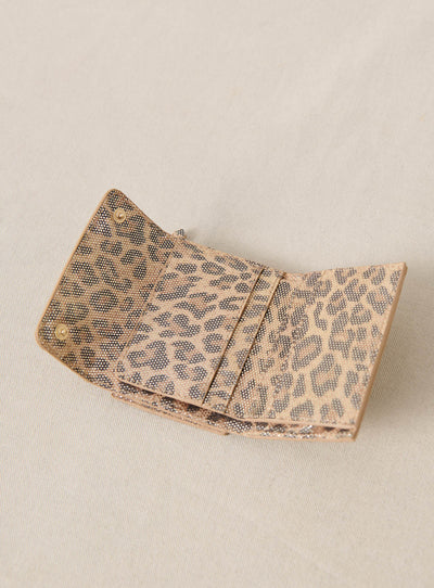 SS25 / Eugenie Folienbrieftasche – Leopard