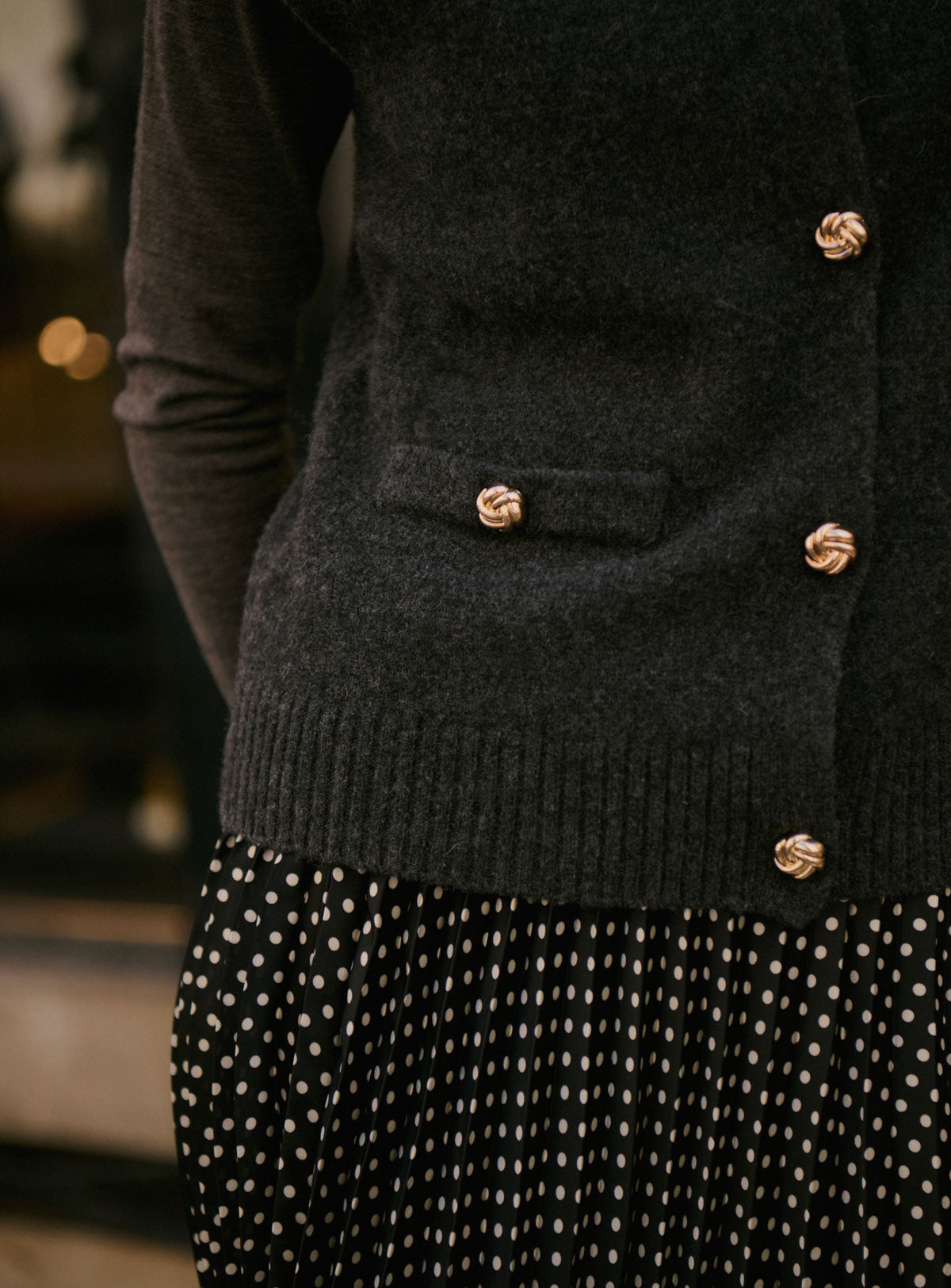 fw25 / maeva vest - charcoal