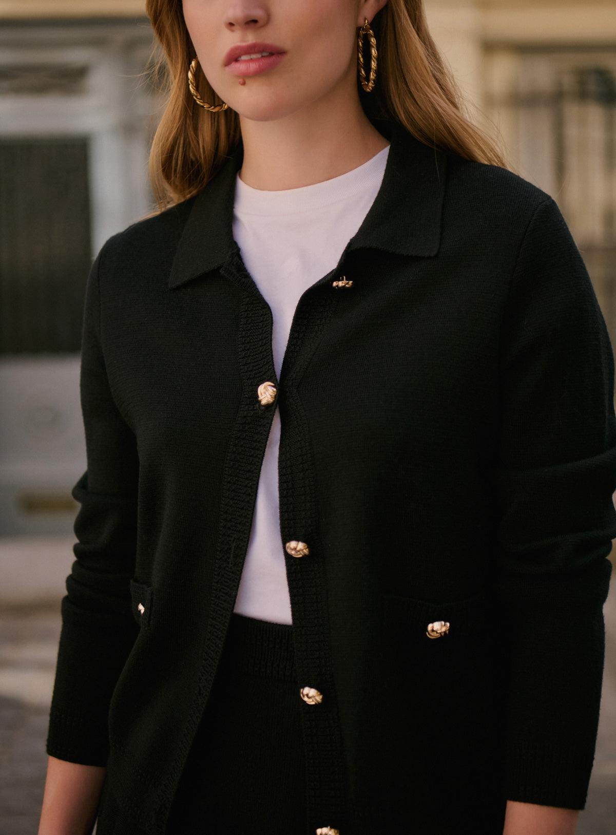 fw25 / melba sweater - black
