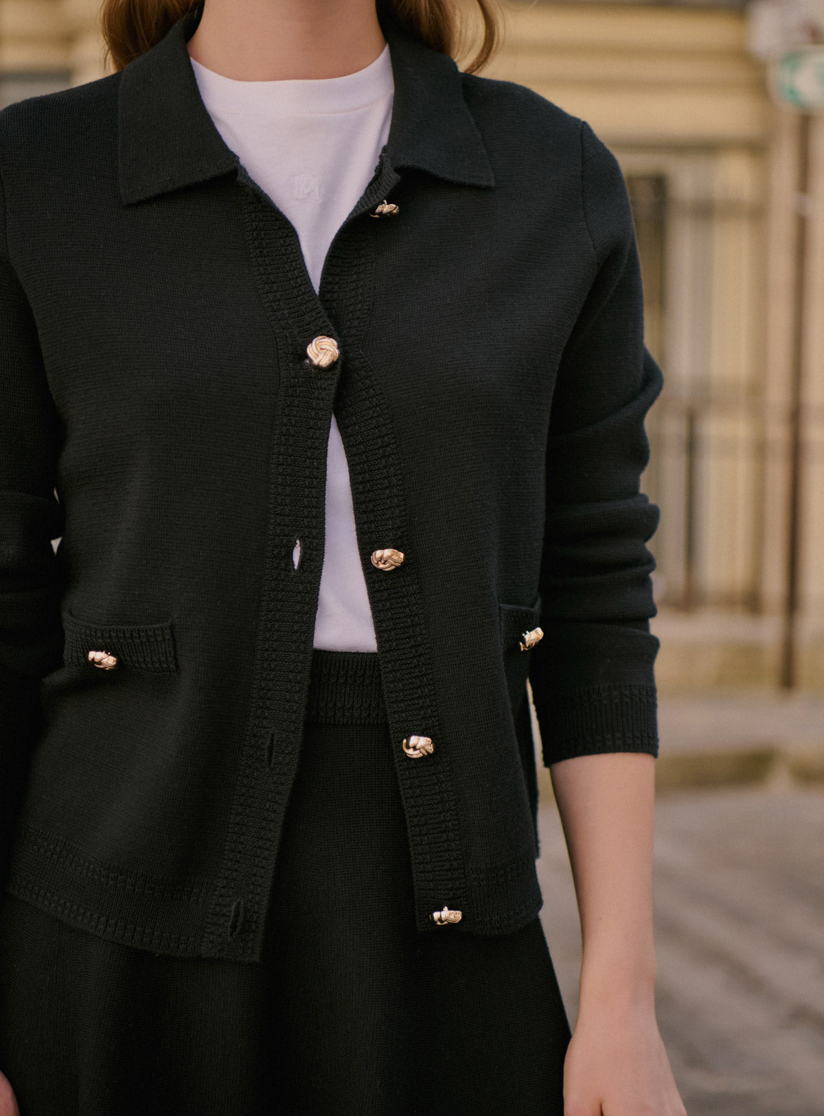 fw25 / melba sweater - black