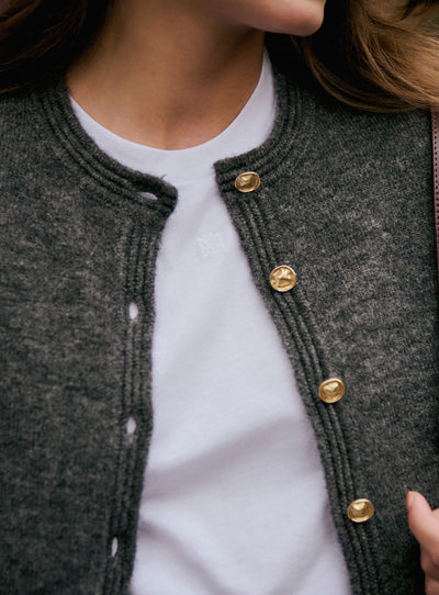 fw25 / myriam vest - charcoal