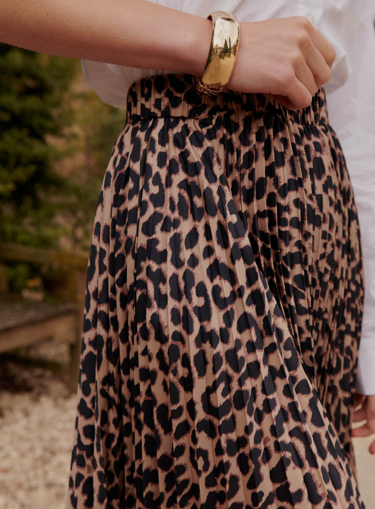 fw24 jupe junon leopard midi beige Petite Mendigote