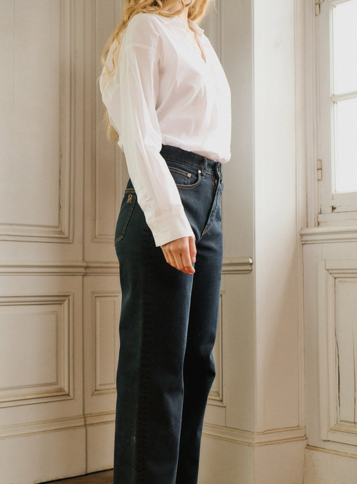 fw24 / perrine denim pants - raw