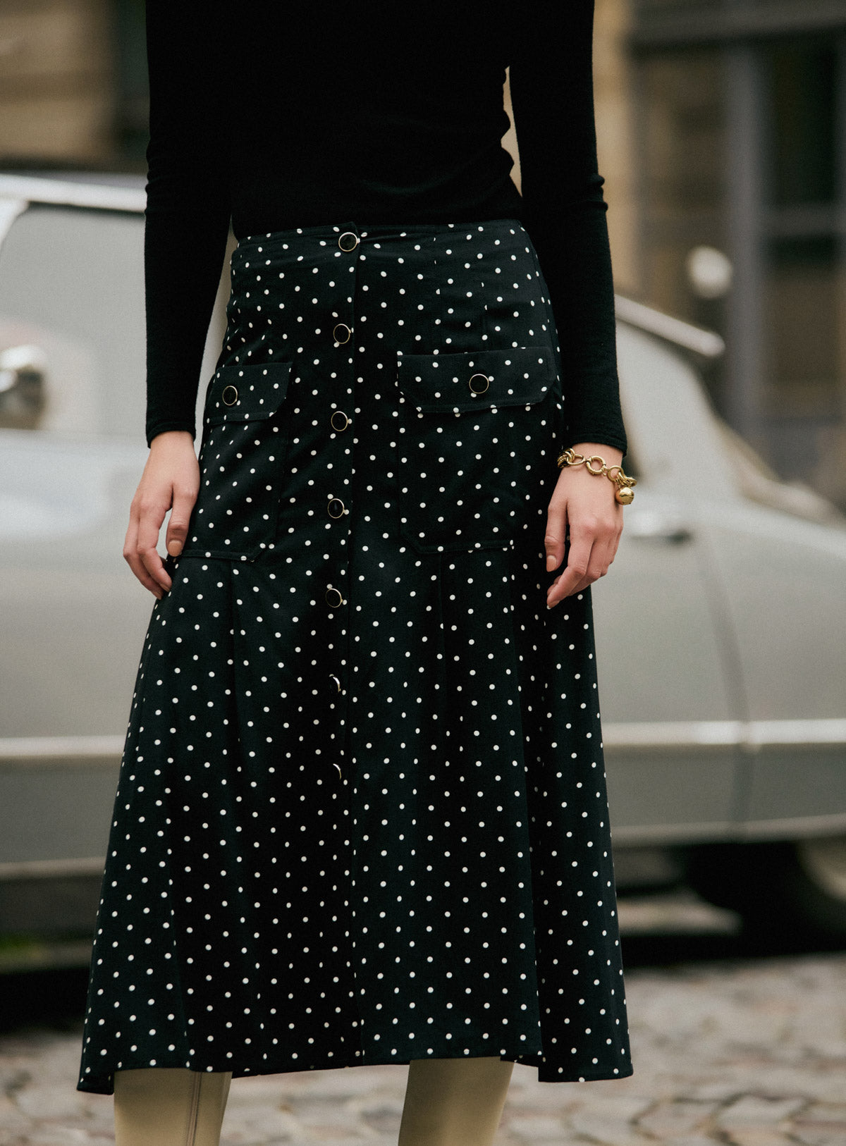 fw25 / jazz skirt - black