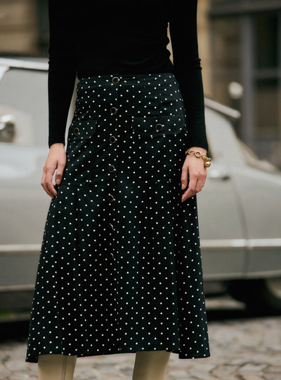 fw25 / jazz skirt - black