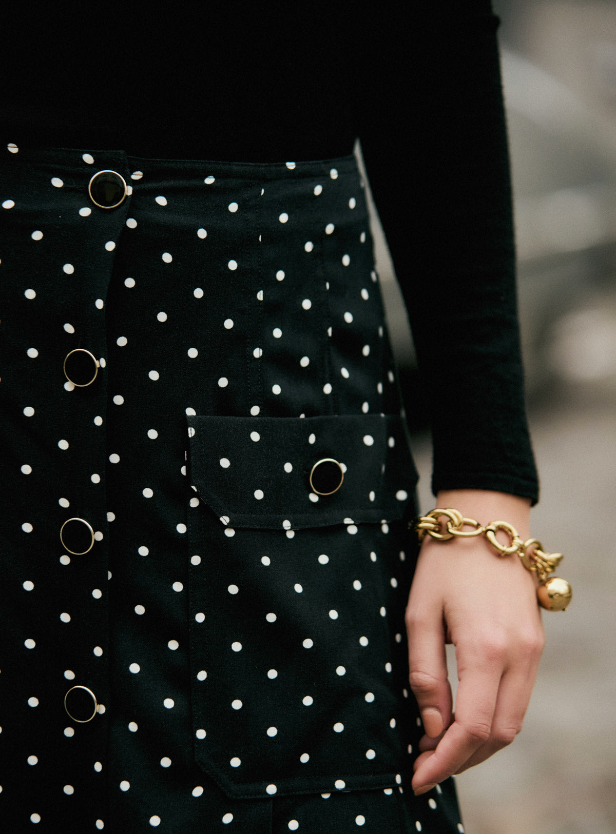 fw25 / jazz skirt - black