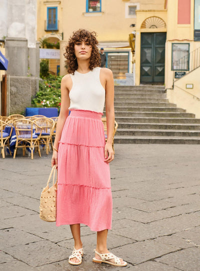 ss25 / joly long skirt - blush