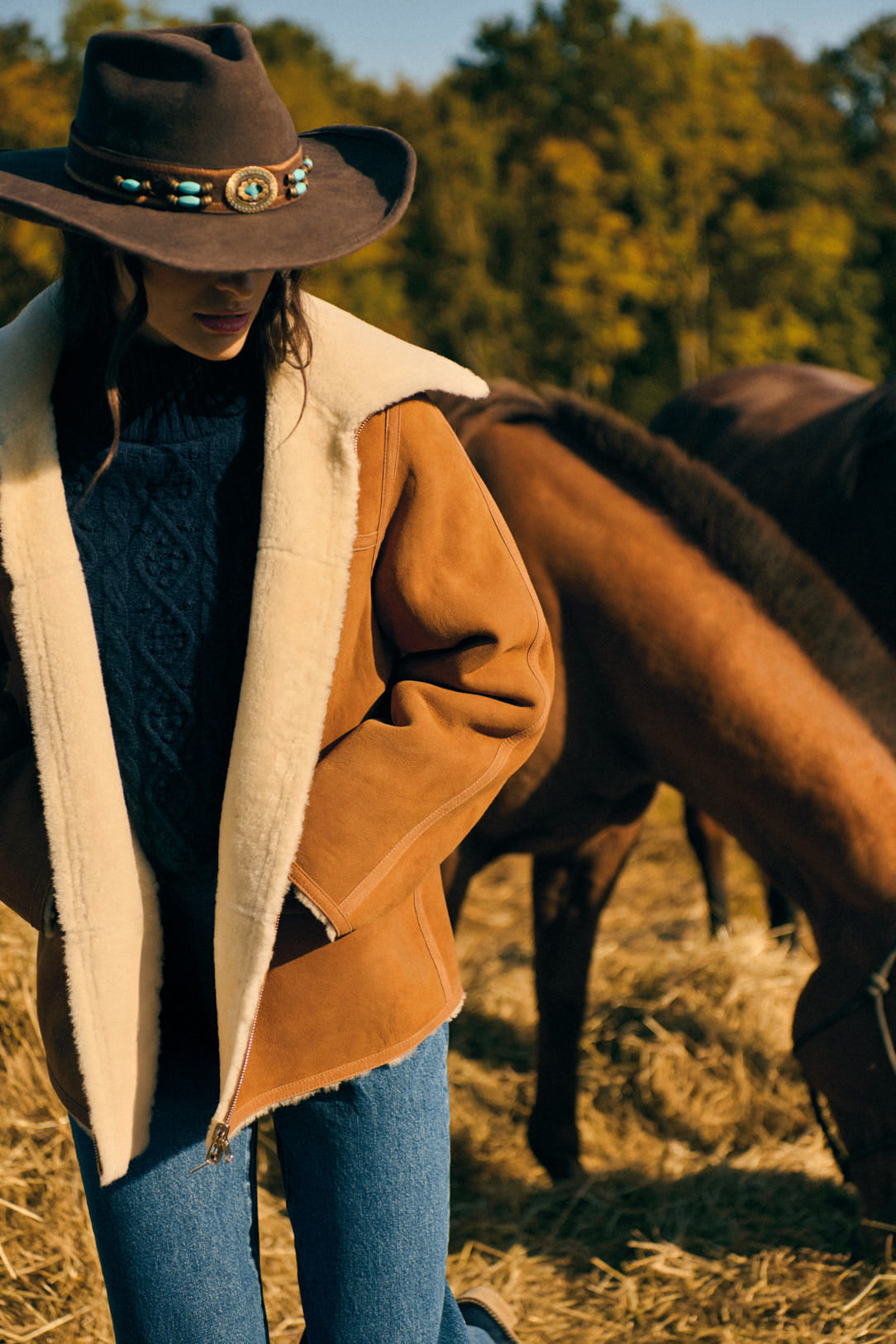 Opal reversible sheepskin