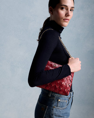 Sac Violette petit tressé
