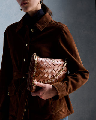 Sac Violette petit tressé