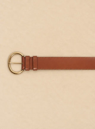 fw21 / ceinture marcia cow leather - natural