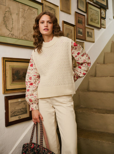 fw25 / Miyoko-Pullover - ecru