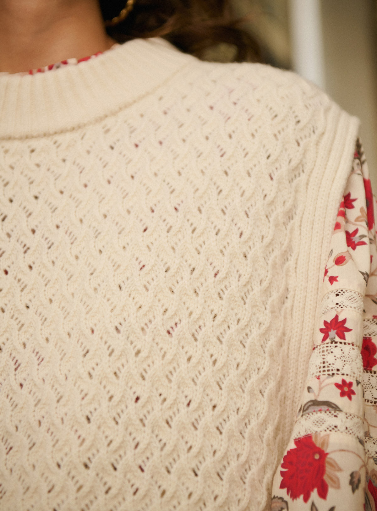 fw25 / Miyoko-Pullover - ecru