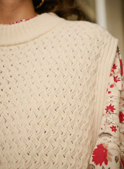 fw25 / Miyoko-Pullover - ecru