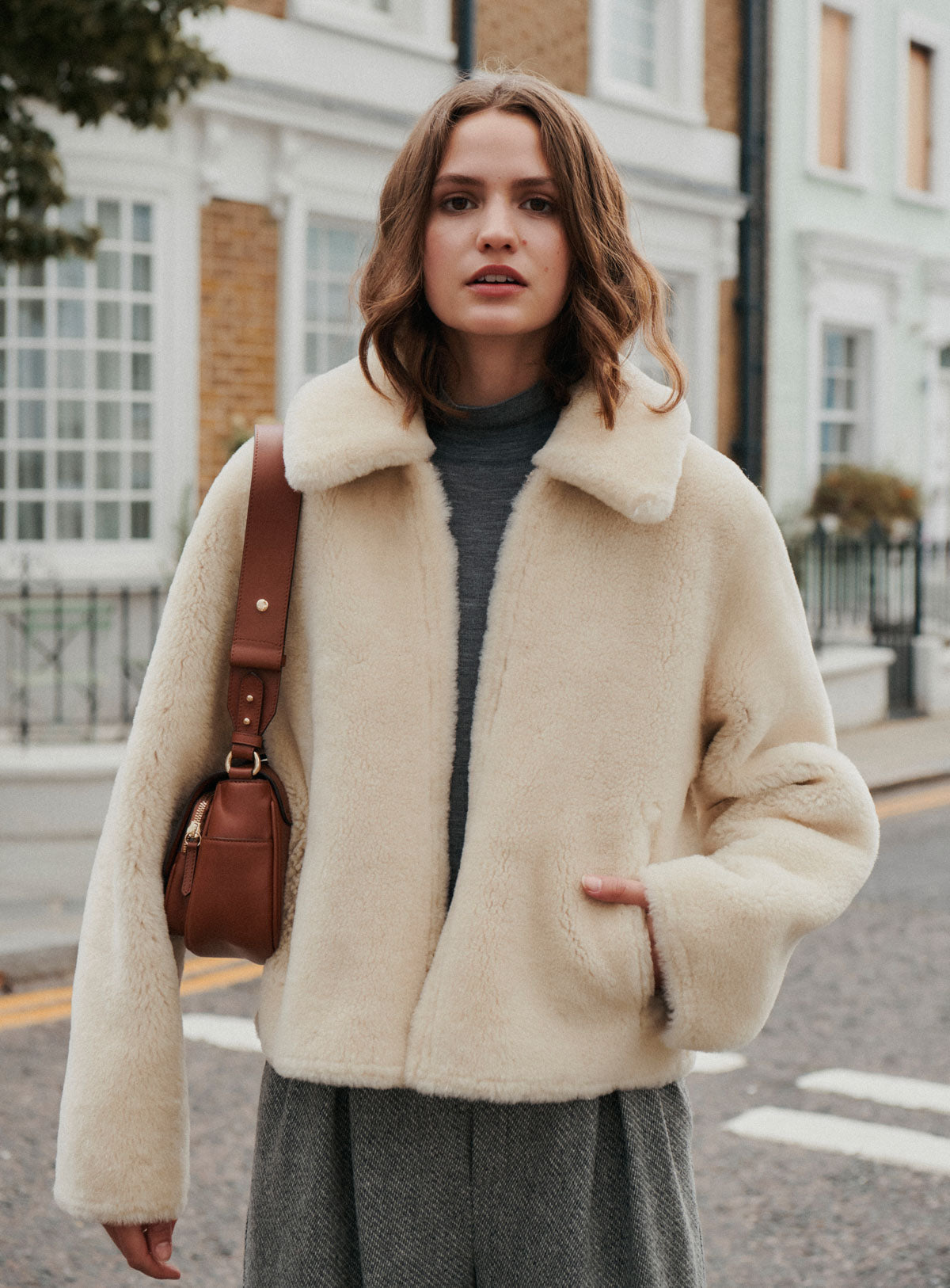 fw24 / osana shearling - natural