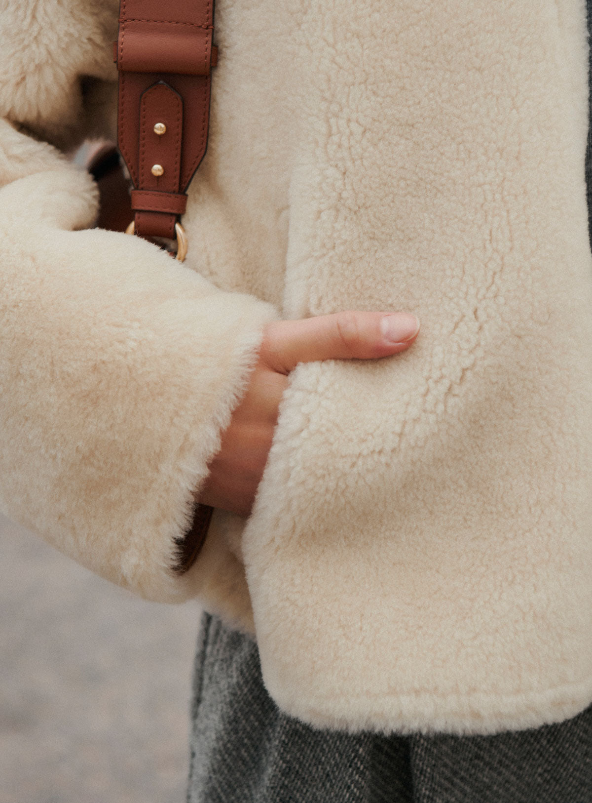 fw24 / osana shearling - natural