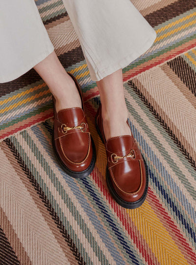 fw24 / mocassins come polido - cognac