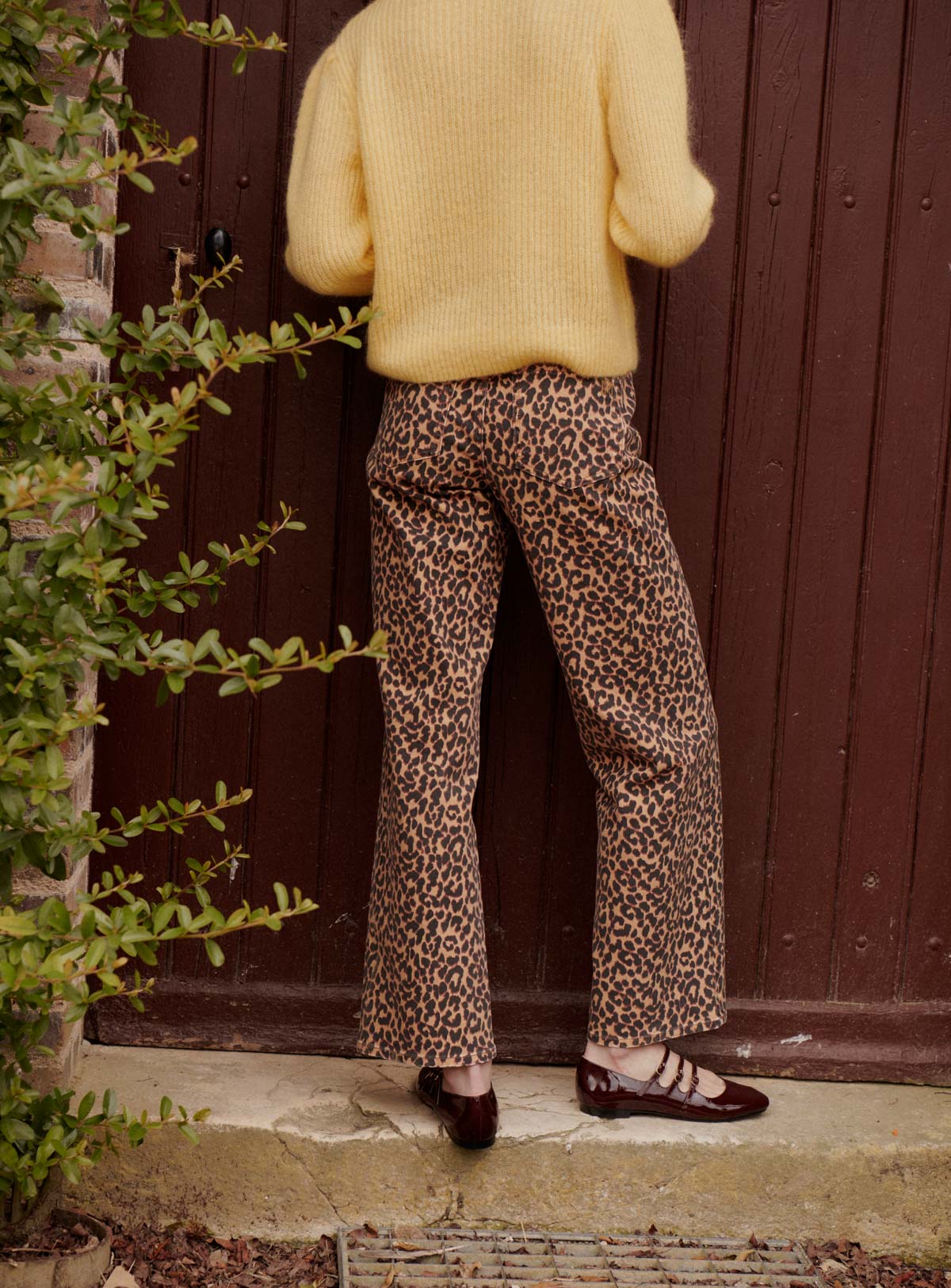 fw24 / pantalon perrine leopard - camel