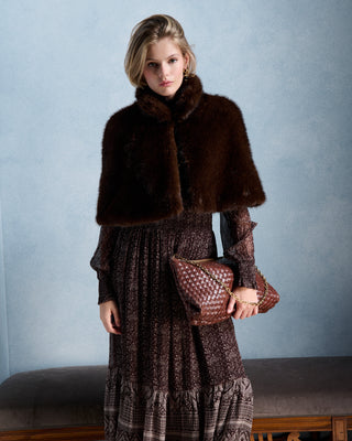 fw26 / Aline cape - brown