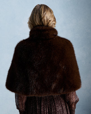 fw26 / Aline cape - brown