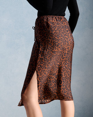 fw26 / clotide skirt - leopard