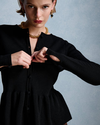 fw26 / marlene jumper - black