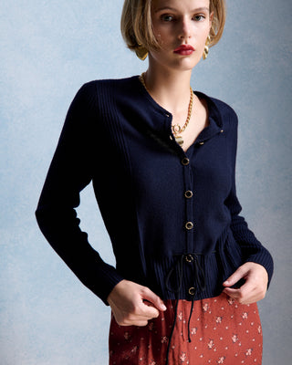 fw26 / Lea vest - navy