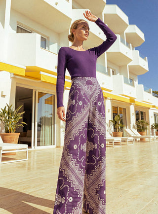 fw24 / sous pull marilyn - violet