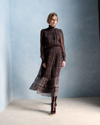 fw26 / Amandine dress - chocolate