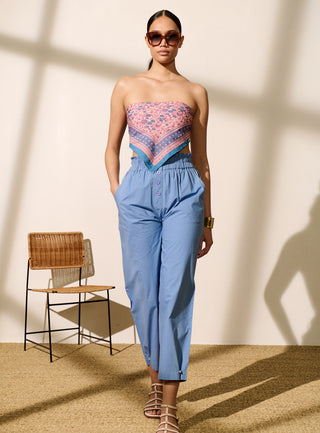 ss26 / stone pants - blue
