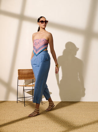 ss26 / stone pants - blue