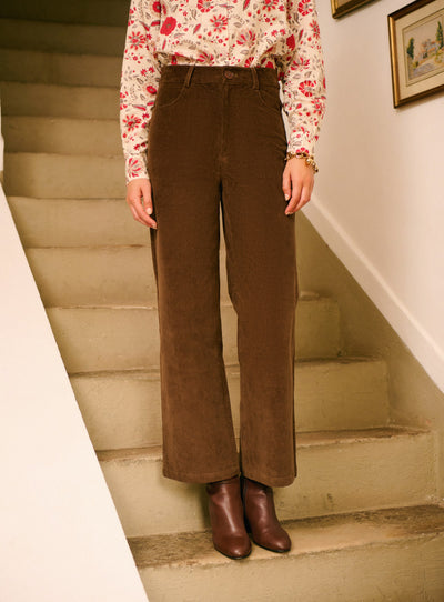 fw25 / polo pants - brown