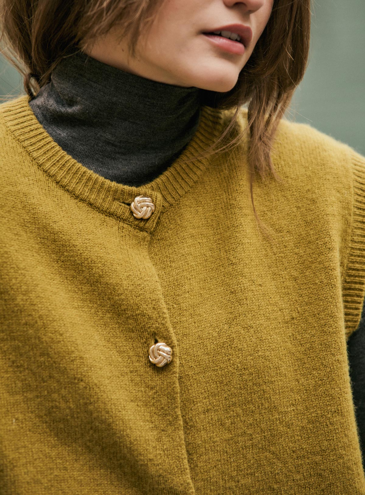 fw25 / maeva vest - olive