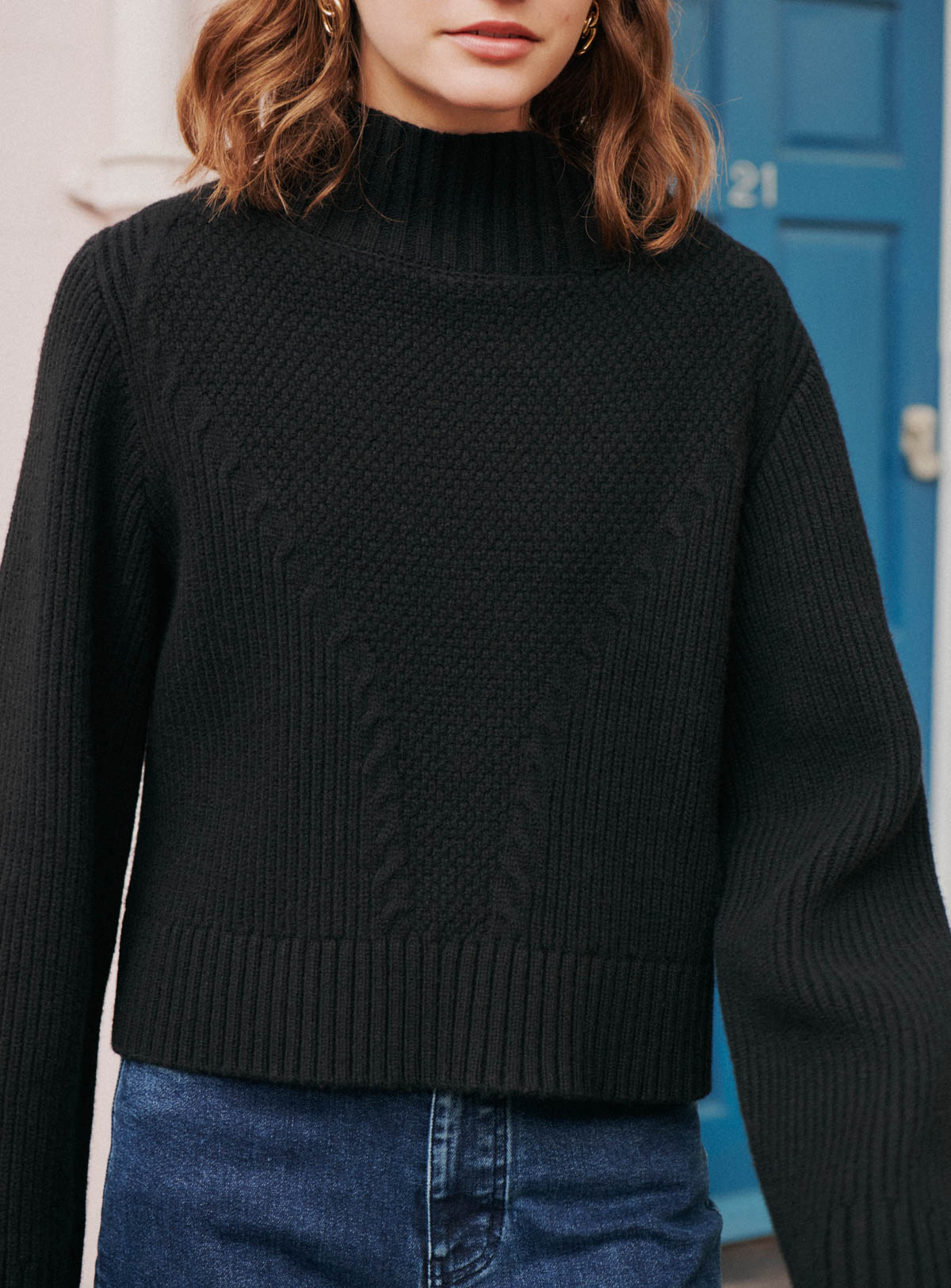 fw24 / pull torsade magic - noir