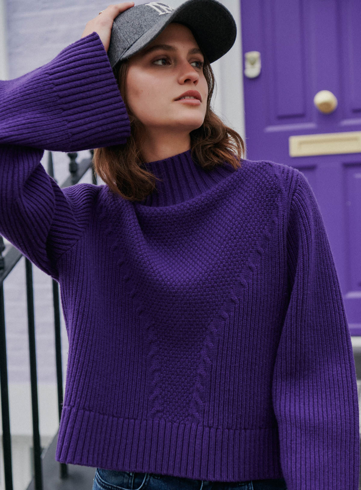 fw24 / pull torsade magic - violet