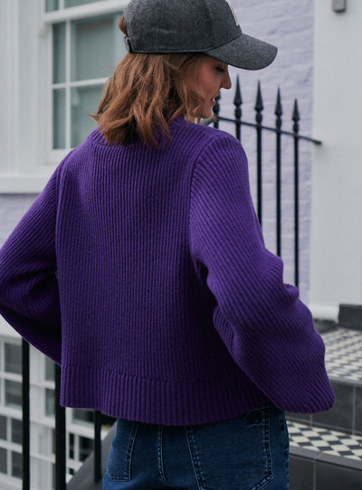 fw24 / pull torsade magic - violet