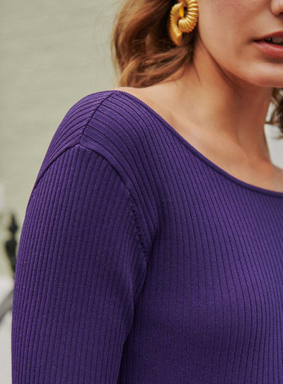 fw24 / sous pull marilyn - violet