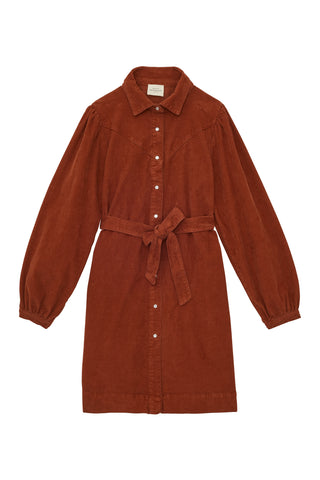 Robe en velours Rachel