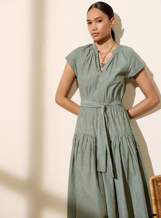 SS26 / Rachel-Kleid – Basilikum