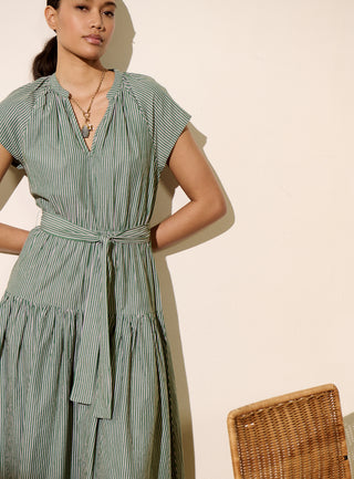 SS26 / Rachel-Kleid – Basilikum