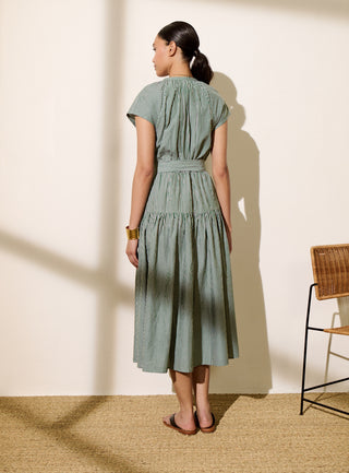 SS26 / Rachel-Kleid – Basilikum