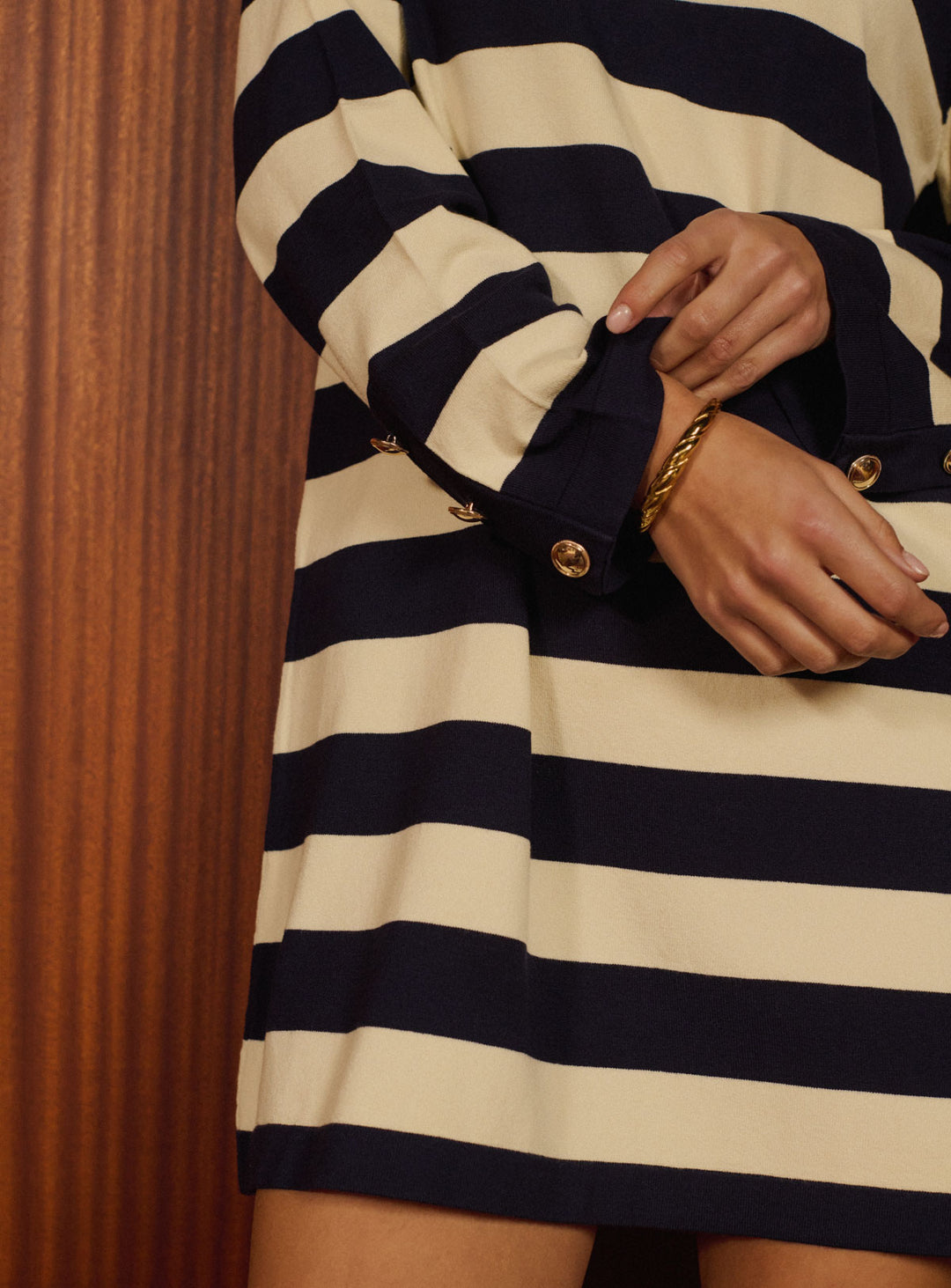 Rady: Short Sailor Dress in Fine Knit – Petite Mendigote Rady: Short Sailor Dress in Fine Knit – Petite Mendigote