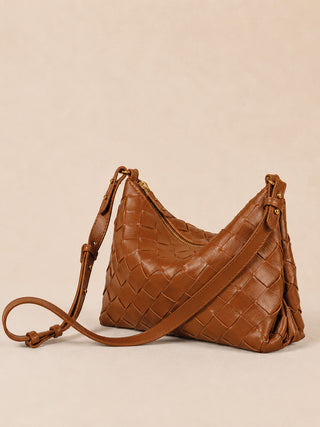 Sac Violette petit tressé
