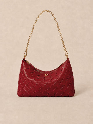 Sac Violette petit tressé