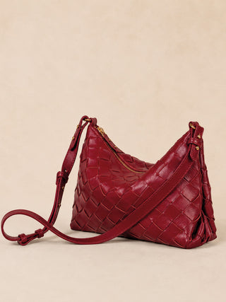 Sac Violette petit tressé
