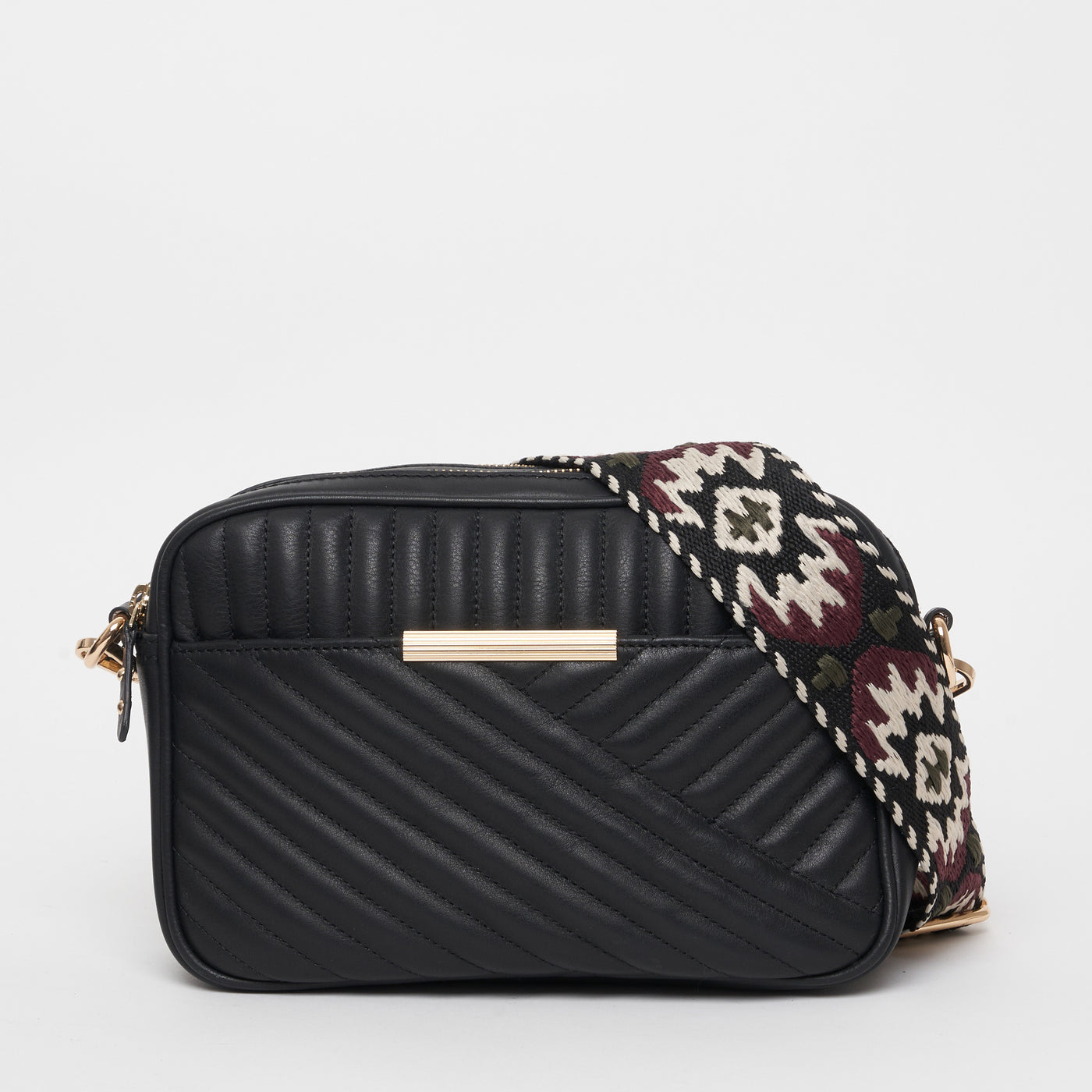 fw23 / sac sammy matelasse - noir