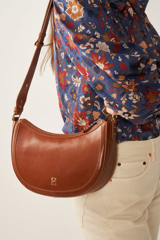 fw24 / sac saula cuir - camel