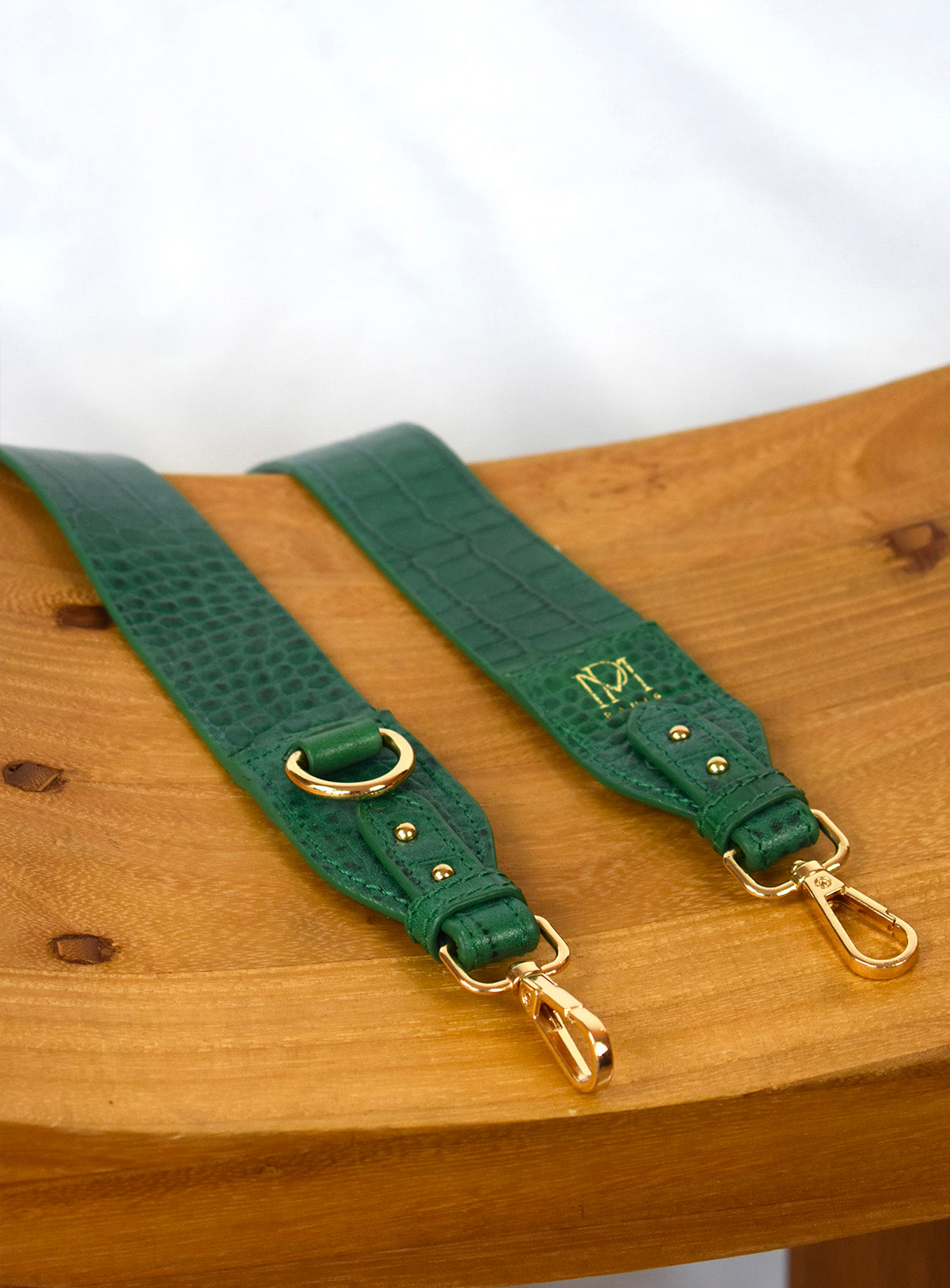 fw23 / strap cuir - vert foret