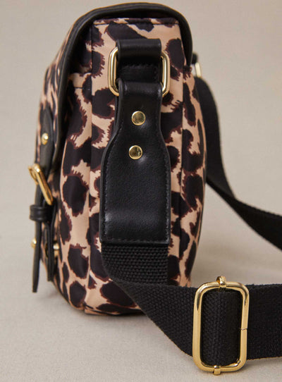 fw24 / sac sacha nylon - leopard